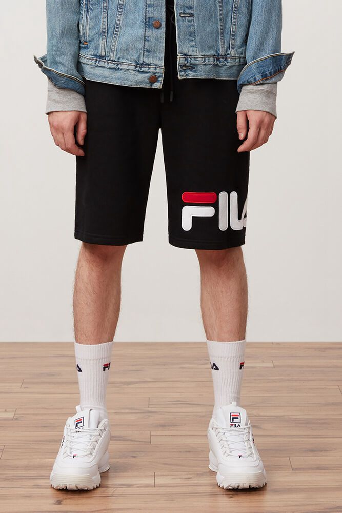 Fila Jax Shorts Black - Mens - 34518BPSN